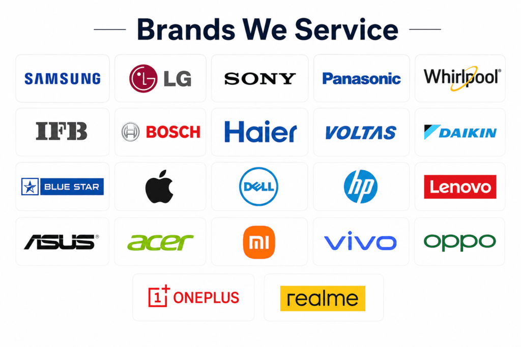 Brands We Service